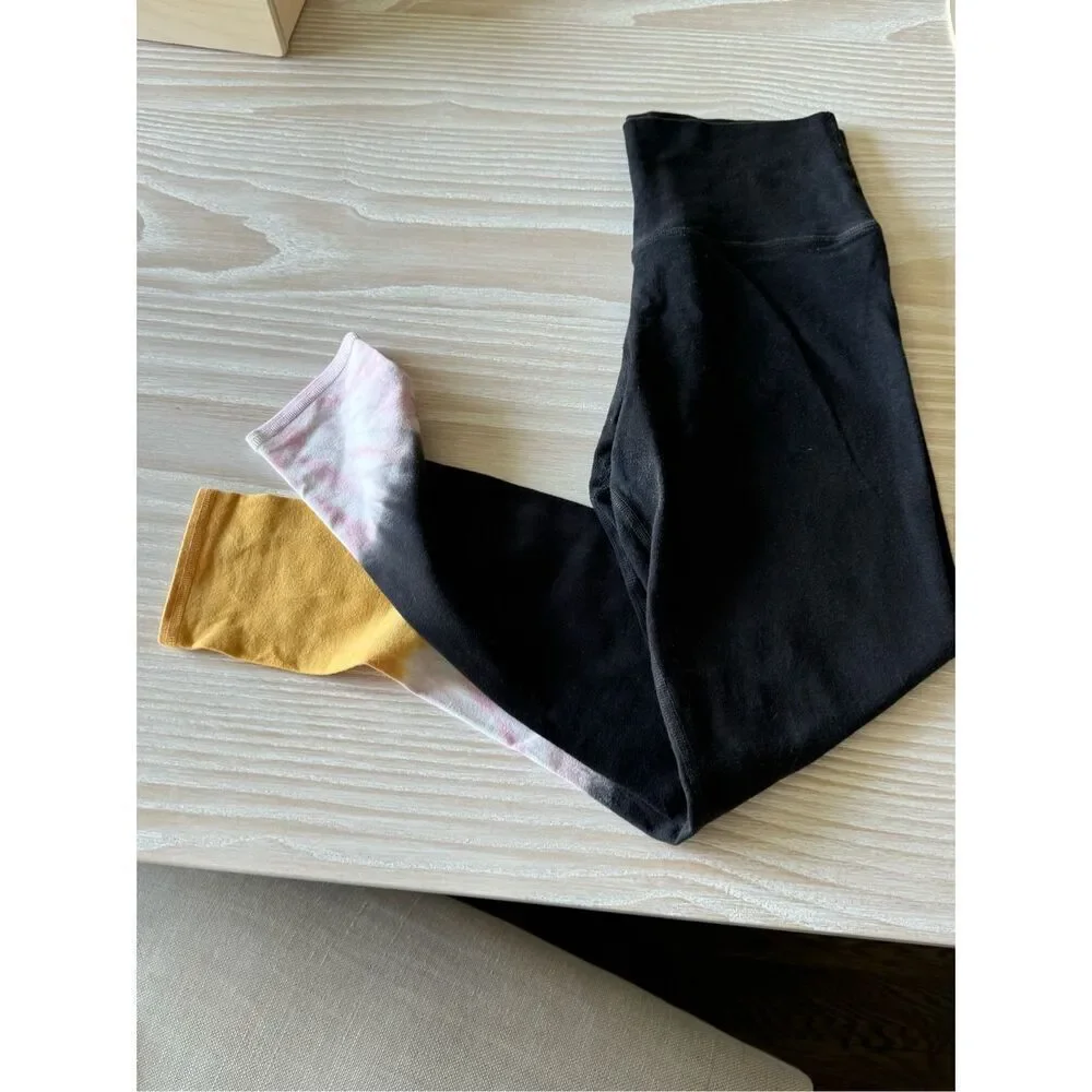 Electric & Rose Sunset Tie-Dye Leggings medium